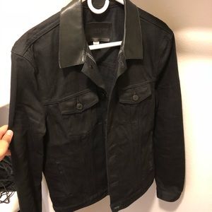 Burberry denim biker jackets